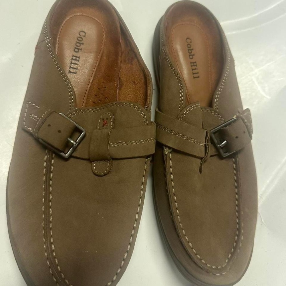 Cobb hill brown loafers with buckle‎ size 5.5